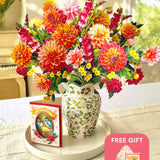 Grande Dahlia Sunrise + Free Layered Card