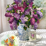 Grande Garden Lilacs + Lavender & Butterflies Suncatcher Set
