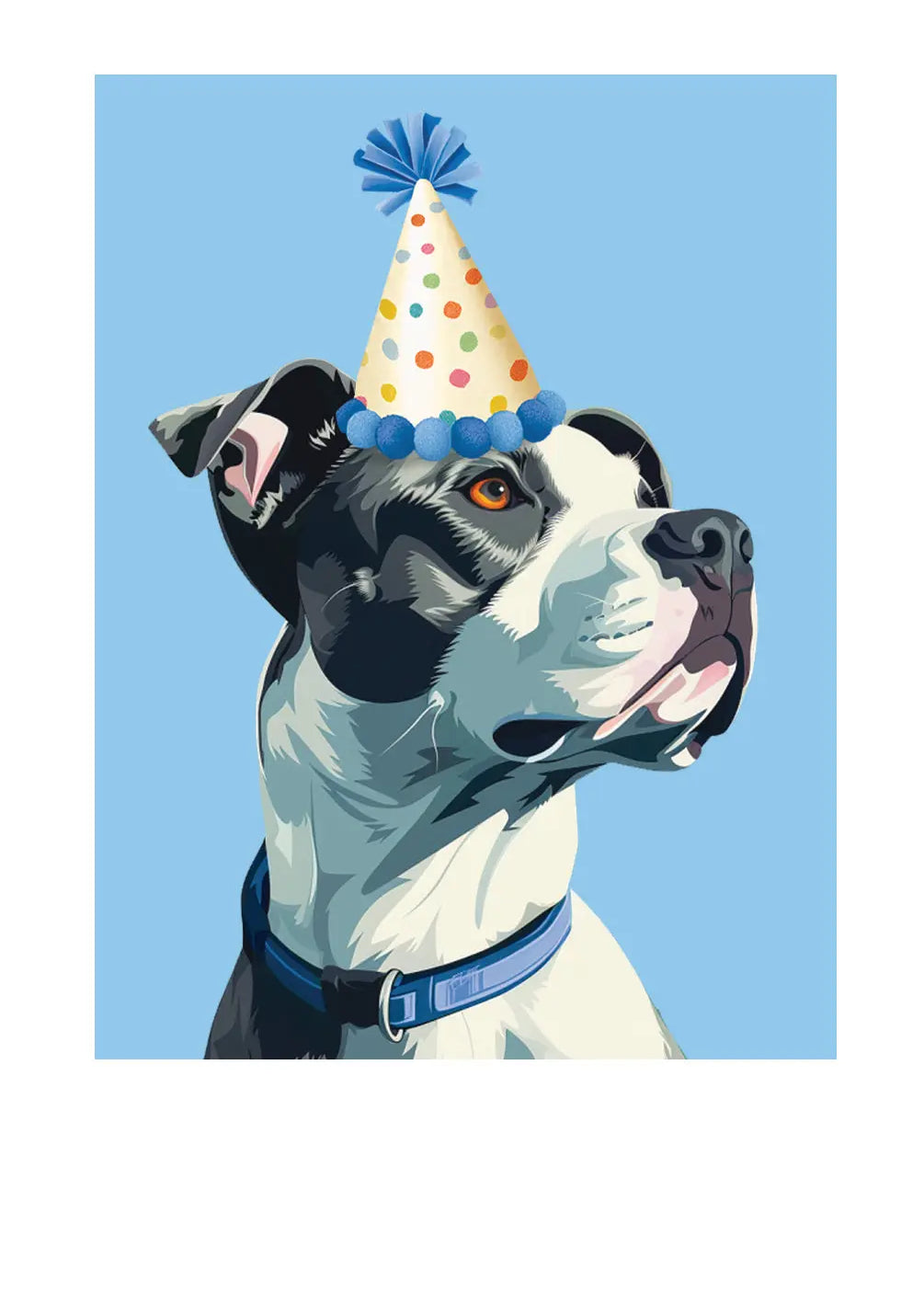 Birthday Pit Bull Card Freshcut Paper