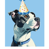Birthday Pit Bull Card Freshcut Paper