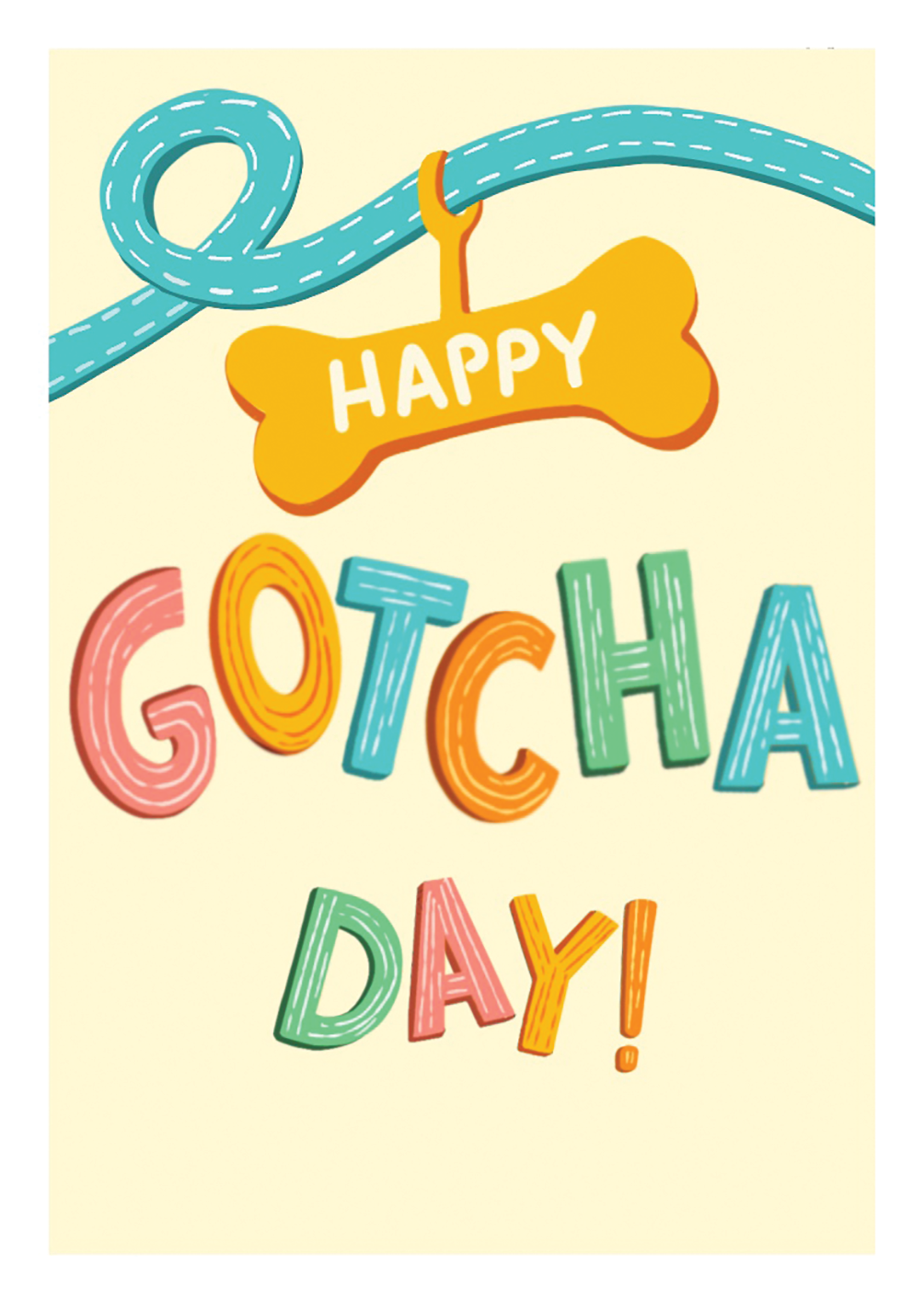 Happy Gotcha Day Card FreshCut Paper