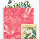 Hummingbird Oasis Bouquet + Suncatcher Set