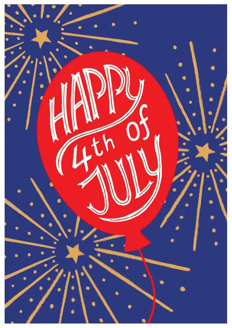 4th of July Balloon Card - FreshCut Paper