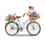 4th of July Bike Card - FreshCut Paper