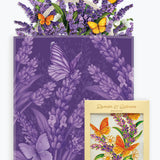 Lavender & Butterflies Bouquet + Suncatcher Set