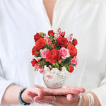 Mini Blooming Roses Pop-Up Card broken listing FreshCut Paper