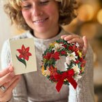 Mini Winter Joy Wreath with model