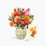 Mini Dahlia Sunrise Pop-Up Card