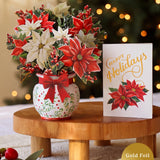 Mini Festive Poinsettias