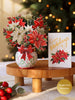 Mini Festive Poinsettias