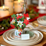 Mini Winter Joy at tablescape