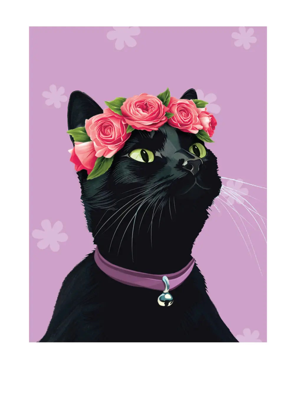 Mother's Day Black Cat Card - FreshCut Paper