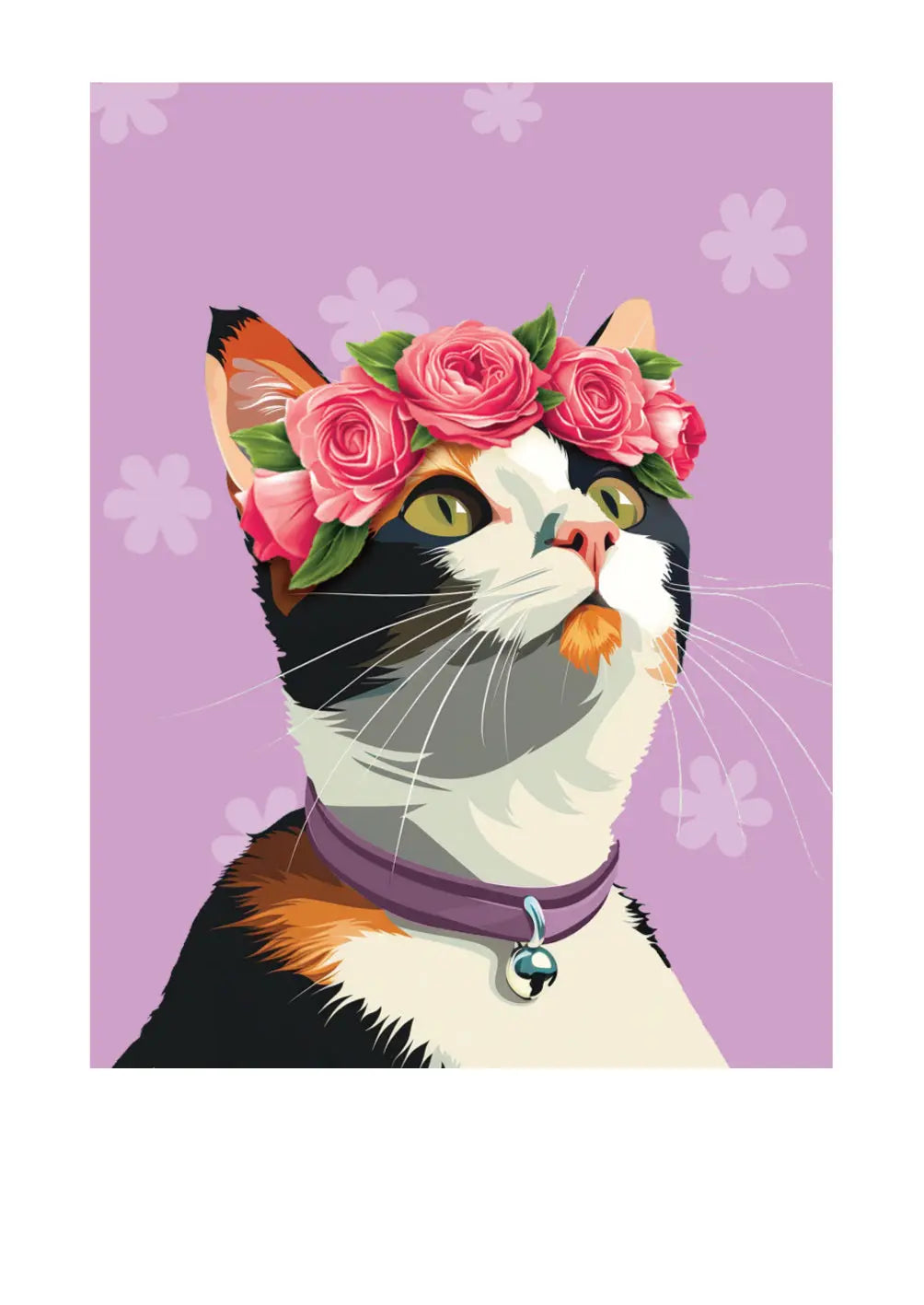 Mother's Day Calico Cat Card - FreshCut Paper