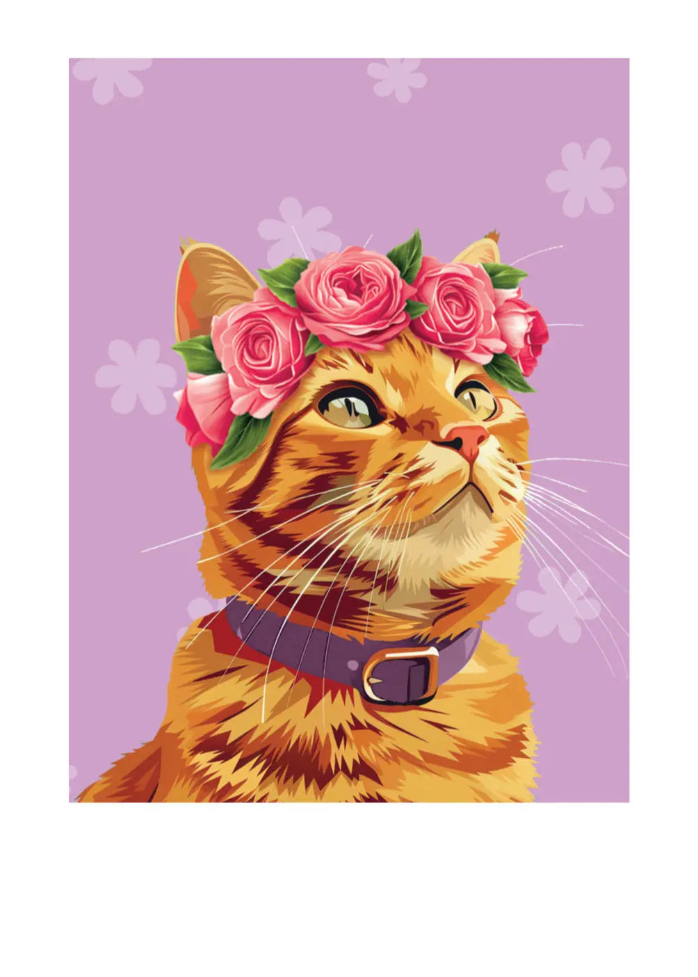 Mother's Day Orange Tabby Cat Card - FreshCut Paper