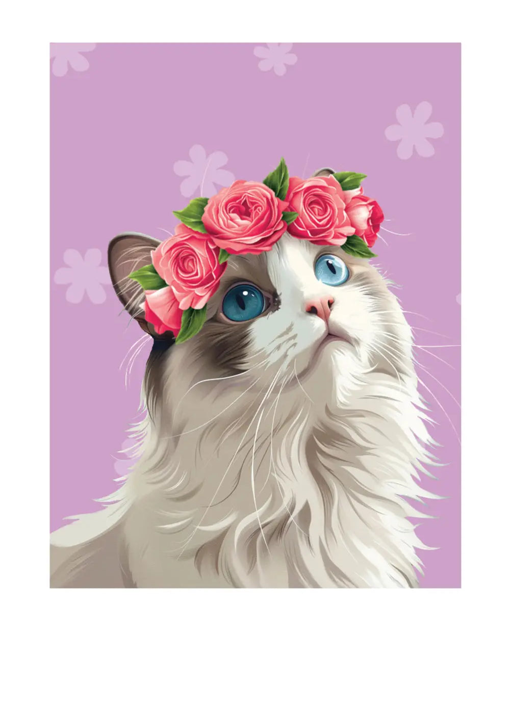 Mother's Day Ragdoll Cat Card - FreshCut Paper