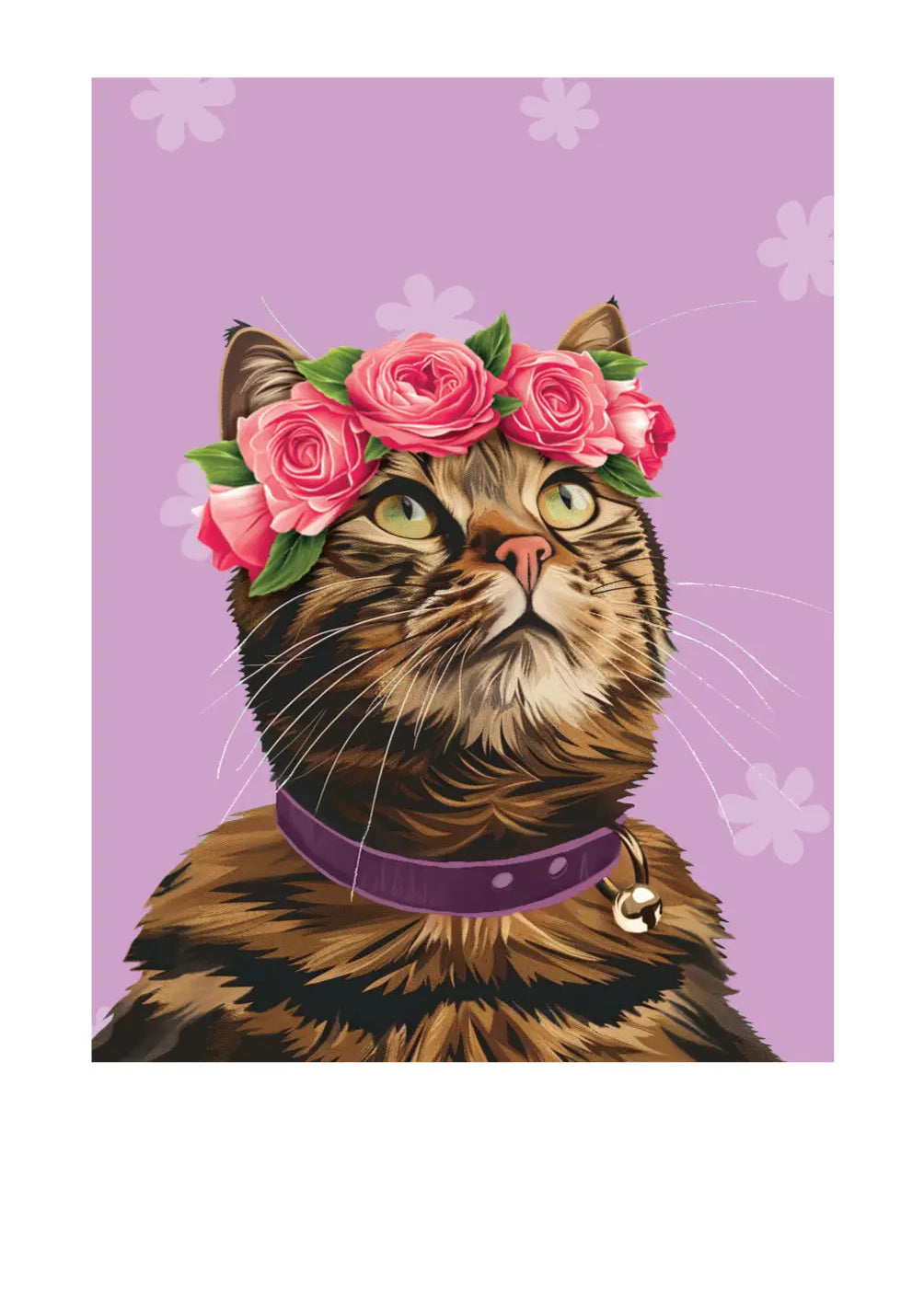 Mother's Day Brown Tabby Cat Card - FreshCut Paper