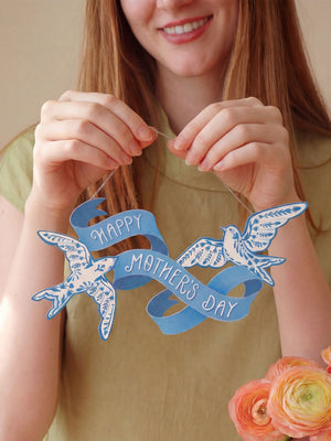 Mother's Day Dove Banner