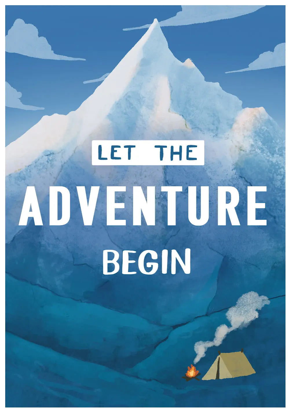 Mountain Adventure Card - FreshCut Paper