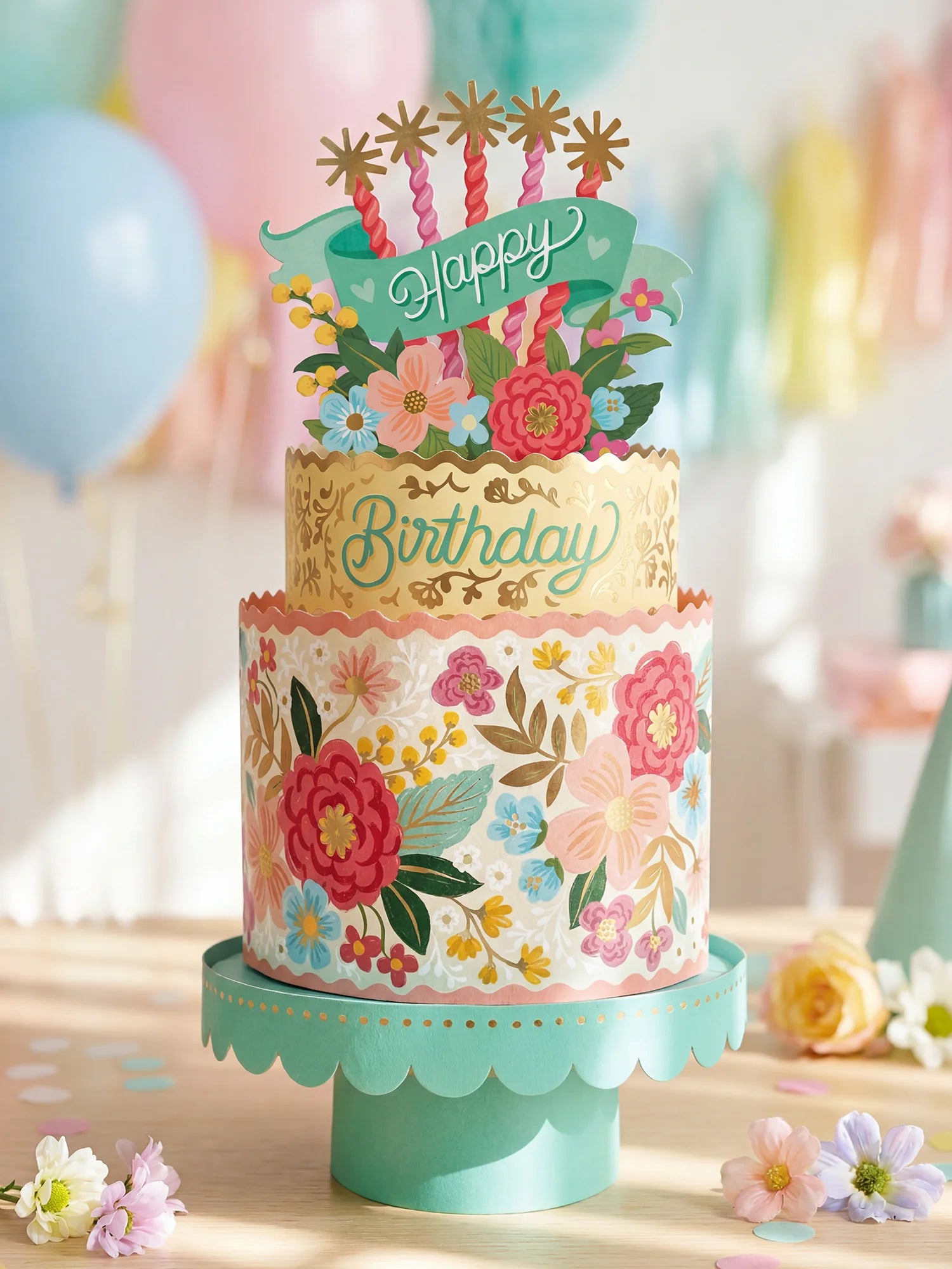 Blooming Birthday Cake