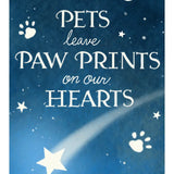 Pet Paw Prints on Heart Card - FreshCut Paper