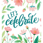 Pink Blooms Celebration Card Freshcut Paper