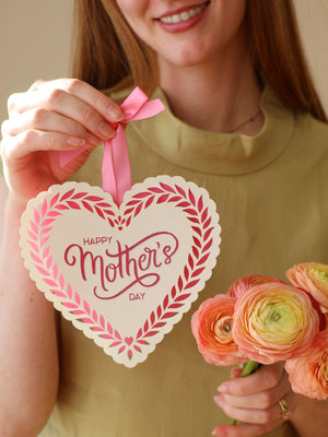 Mother's Day Pink Heart