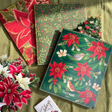 Poinsettias & Pine