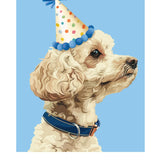 Birthday Poodle Card Freshcut Paper