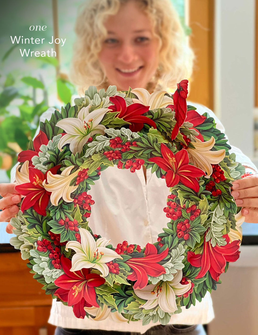 Bundle includes one Winter Joy Wreath