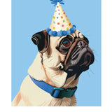Birthday Pug Card Freshcut Paper