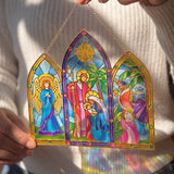 Starlit Nativity Suncatcher