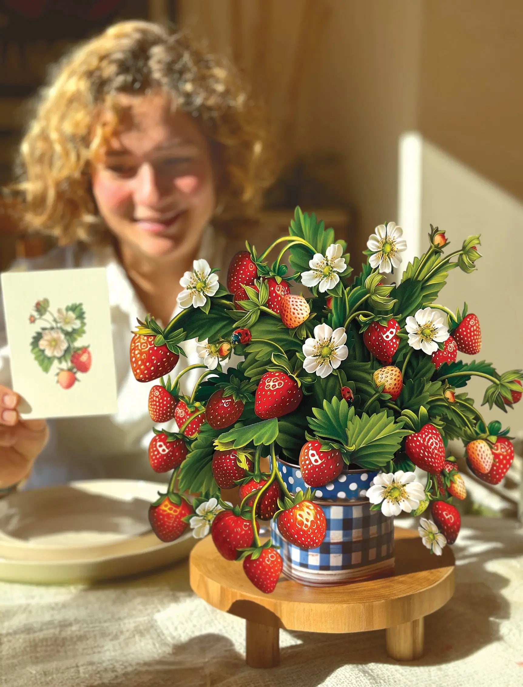 Strawberry Blossom Freshcut Paper