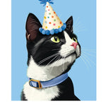Birthday Tuxedo Cat Card Freshcut Paper