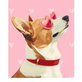Valentine's Day Corgi Card - FreshCut Paper