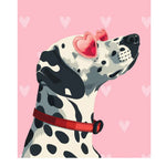 Valentine's Day Dalmatian Card - FreshCut Paper