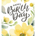 Watercolor Birthday Card Freshcut Paper