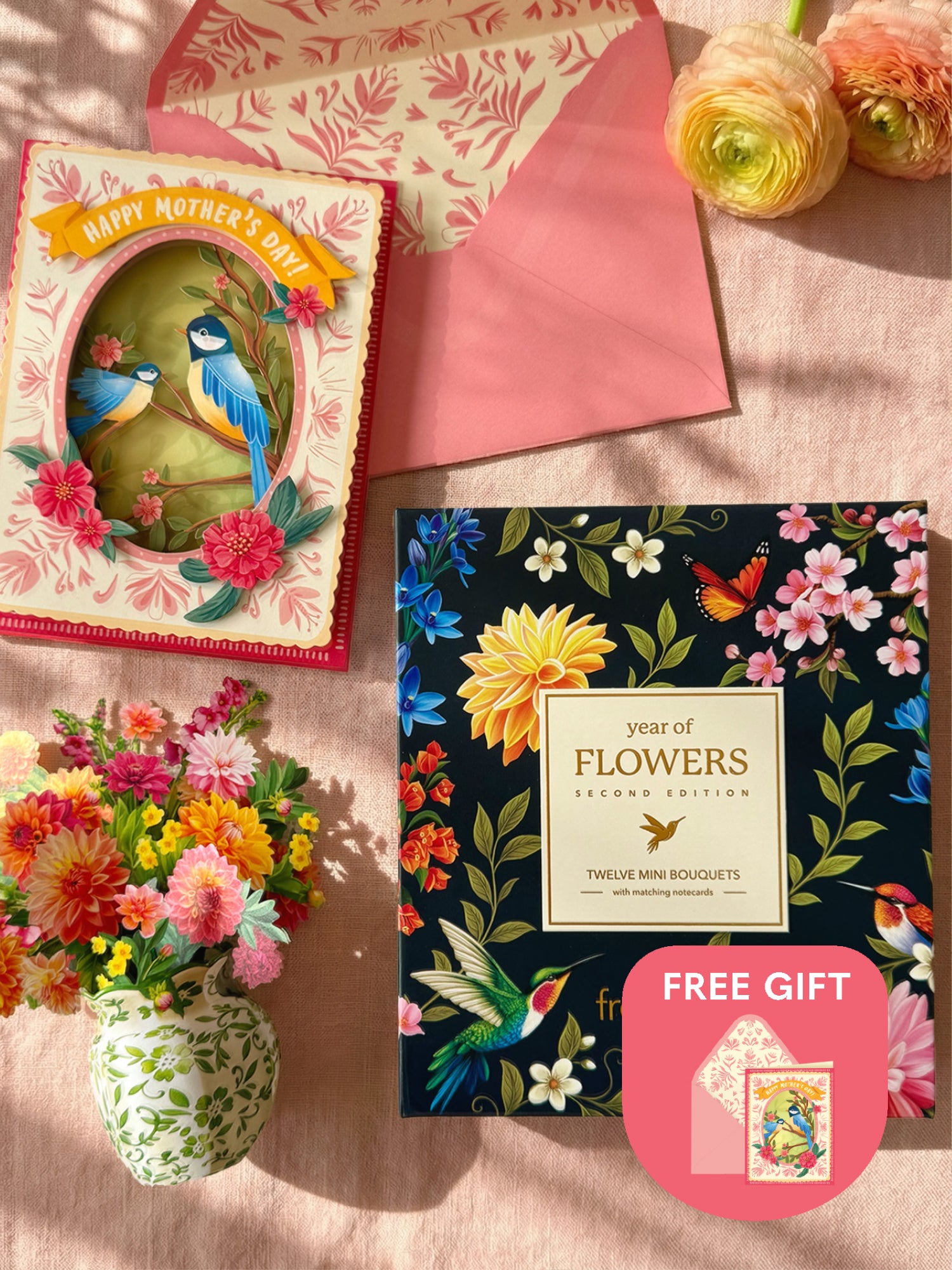 Year of Flowers Vol. 2 + Free Layered Card