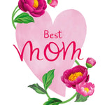 Best Mom Peony Card - FreshCut Paper