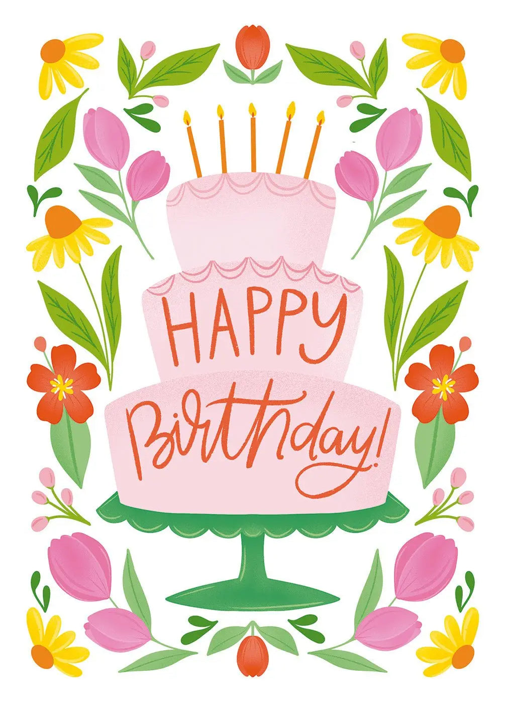 Birthday Layer Cake Card - FreshCut Paper