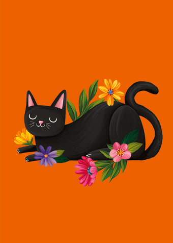 Jack-o'-Lantern Boo-quet Card