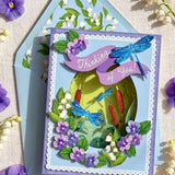 Thinking of You Dragonflies Layered Card