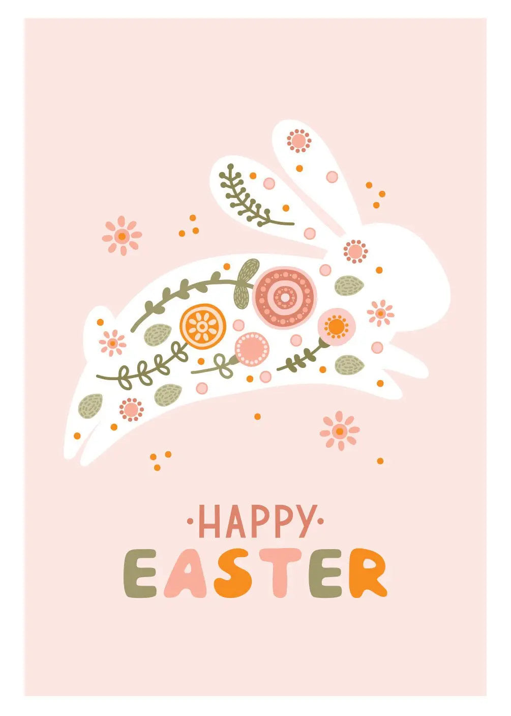 Easter Bunny Card - FreshCut Paper