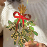Festive Mistletoe Suncatcher