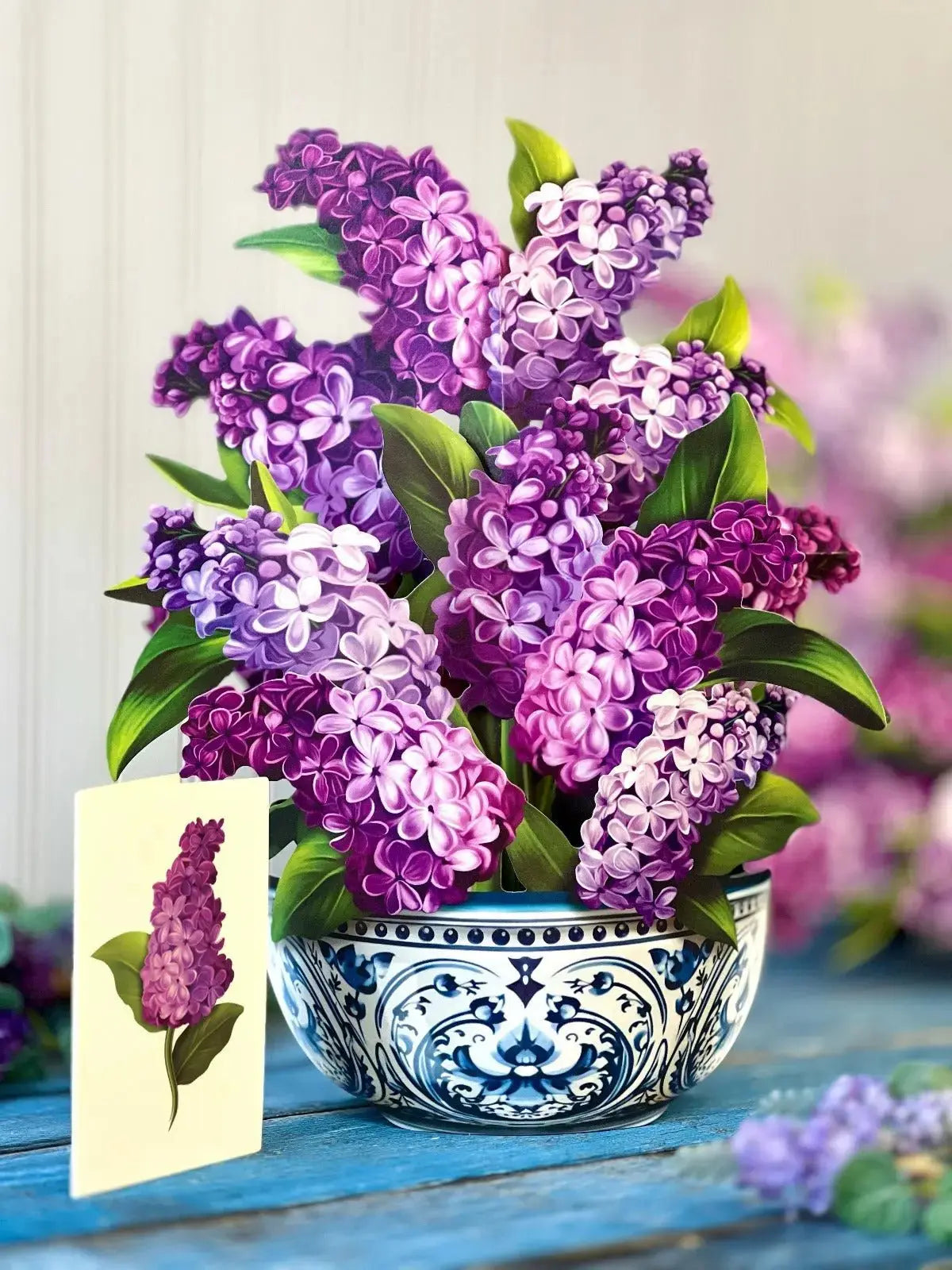 Garden Lilac Paper Flower Bouquet FreshCut Paper Floral Elegance Garden lilac paper flower bouquet freshcut paper floral elegance