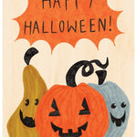 Halloween Pumpkins Card - FreshCut Paper