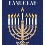 Happy Hanukkah Menorah Card - FreshCut Paper