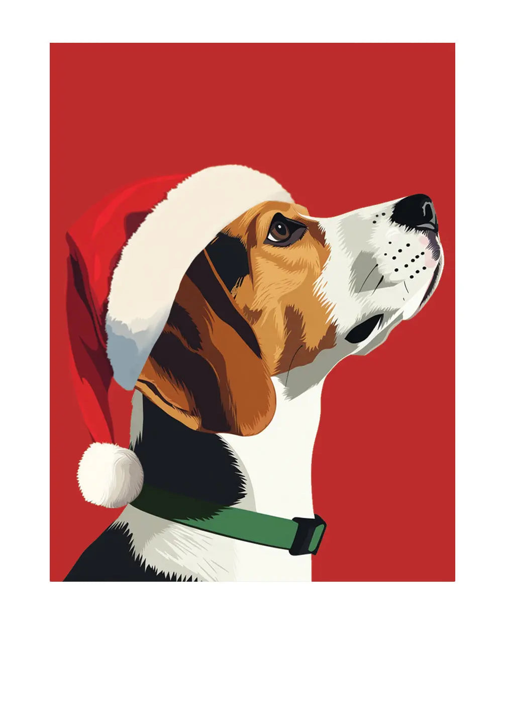 Holiday Beagle Card - FreshCut Paper