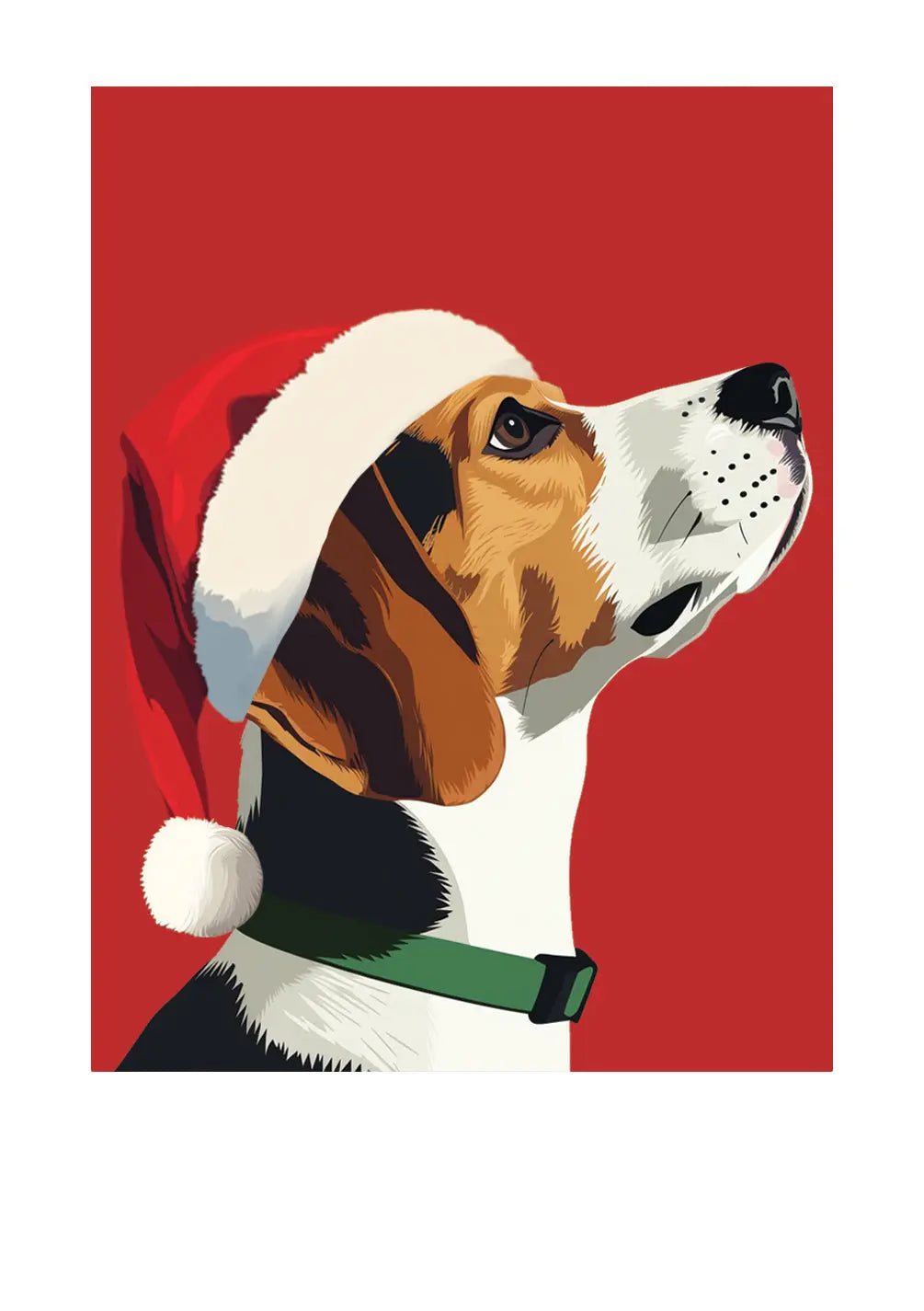 Holiday Beagle Card - FreshCut Paper