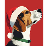 Holiday Beagle Card - FreshCut Paper