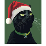 Holiday Black Cat Card - FreshCut Paper